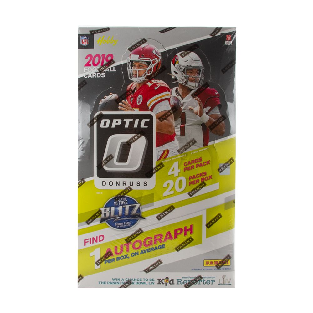 2019 Panini Donruss Optic Football Hobby 12 Box (Case)