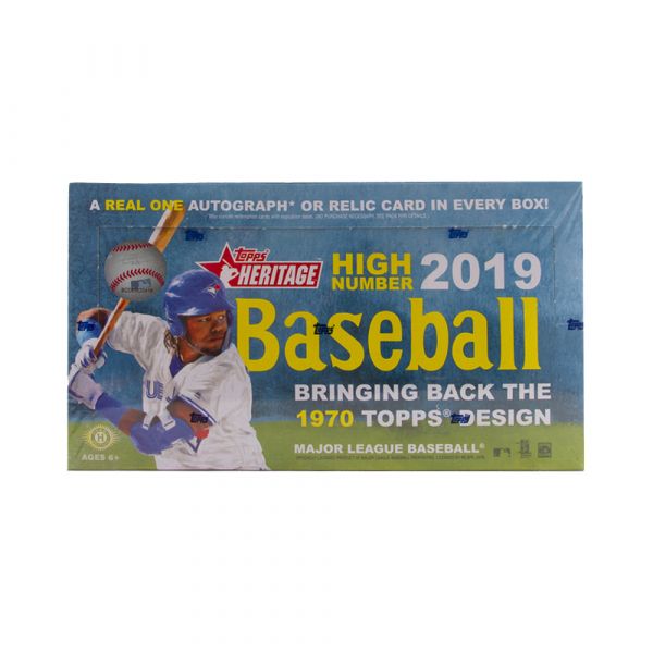 2019 Topps Heritage High Number Baseball Hobby 12 Box (Case)