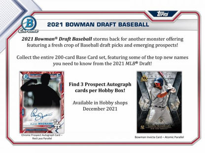 2021 Bowman Draft Baseball Jumbo (Box)