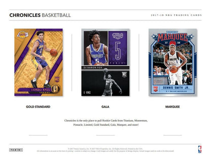 2017-18 Panini Chronicles Basketball Hobby (Box)