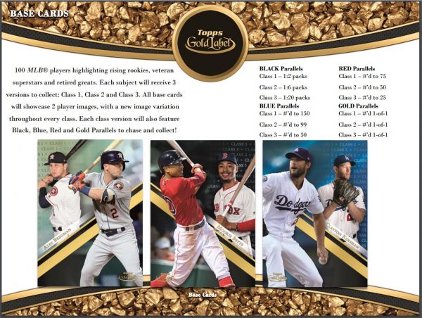 2019 Topps Gold Label Baseball Hobby 16 Box (Case)