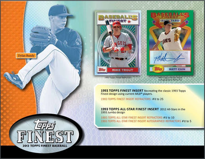 2013 Topps Finest Baseball Hobby (Box)