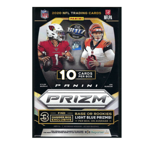 2020 Panini Prizm Football Hanger 10ct (Target)(Box)