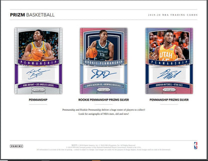 2019-20 Panini Prizm Basketball Retail Hanger (Box)