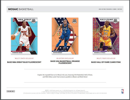 2019-20 Panini Mosaic Basketball Blaster (Box)