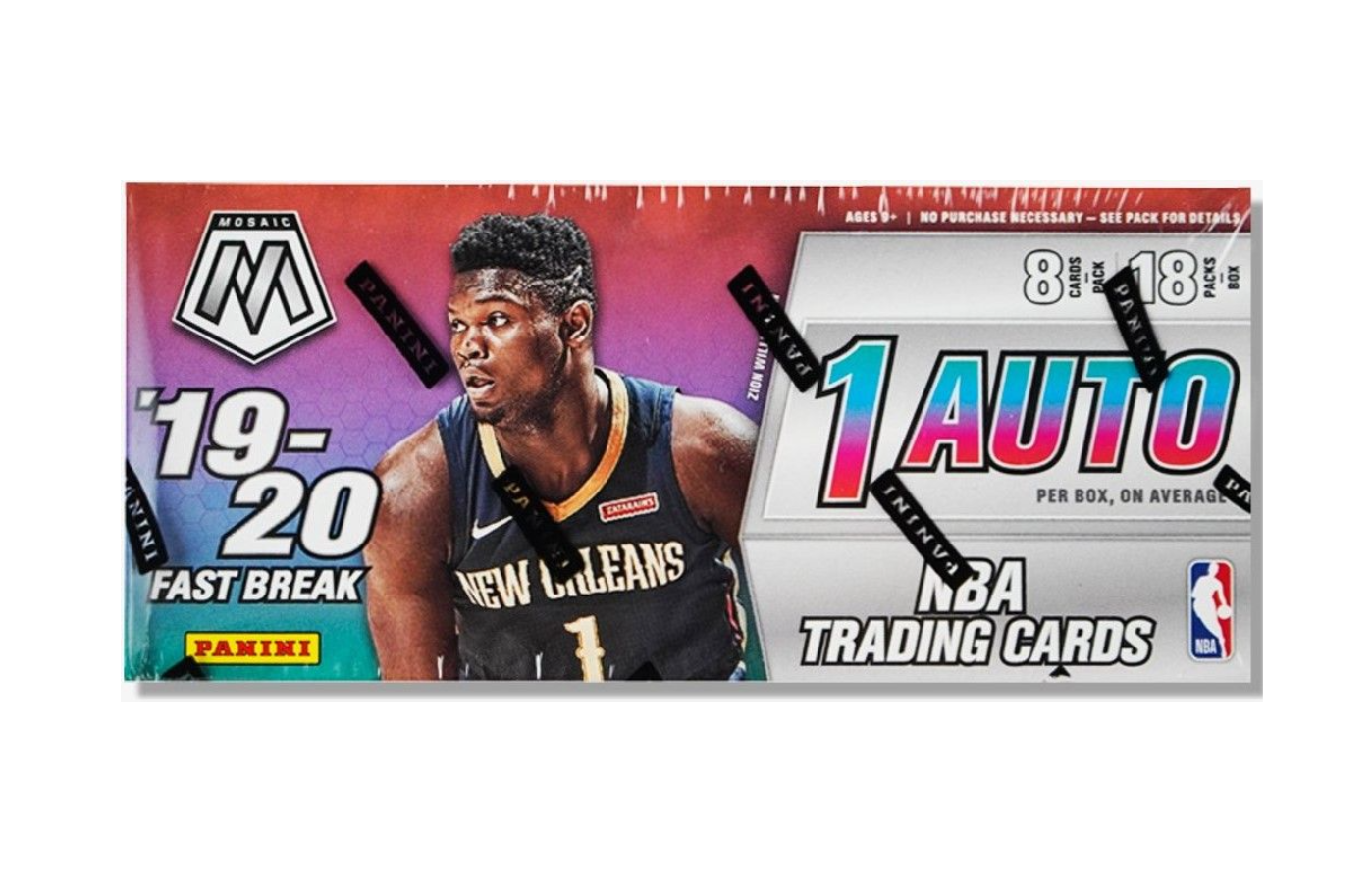 2019-20 Panini Mosaic Basketball Fast Break 20 Box (Case)