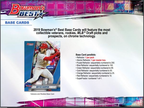 2019 Bowman's Best Baseball Hobby (Box)