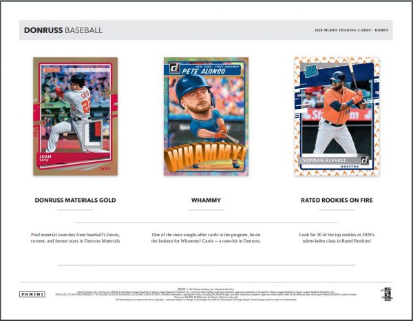 2020 Panini Donruss Baseball Hobby (Box)