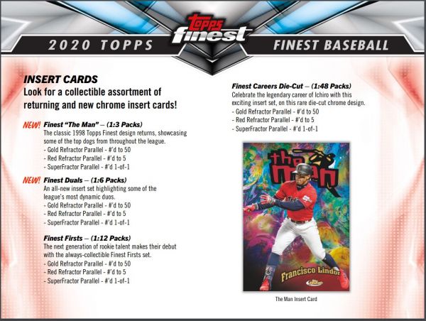 2020 Topps Finest Baseball Hobby (Box)