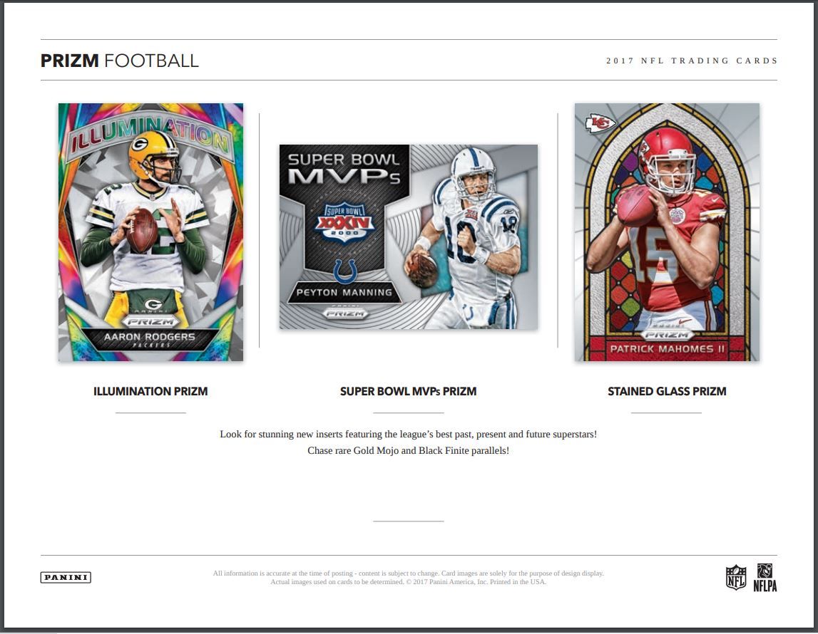 2017 Panini Prizm Football Hobby (Box)