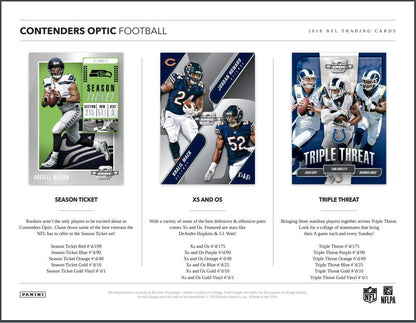 2018 Panini Contenders Optic Football Hobby (Box)