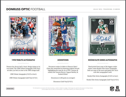 2018 Panini Donruss Optic Football Hobby (Box)