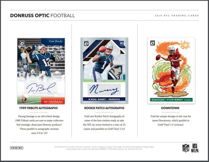 2019 Panini Donruss Optic Football Hobby 12 Box (Case)