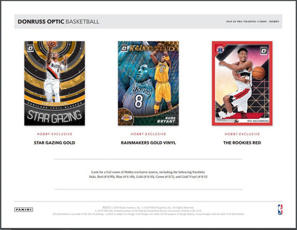 2019-20 Panini Donruss Optic Basketball Hobby (Box)