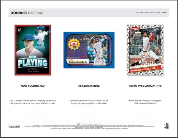 2020 Panini Donruss Baseball Hobby (Box)