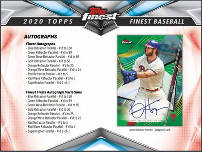 2020 Topps Finest Baseball Hobby (Box)