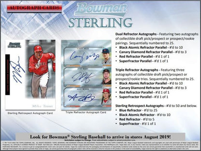 2019 Bowman Sterling Baseball Hobby (Box)