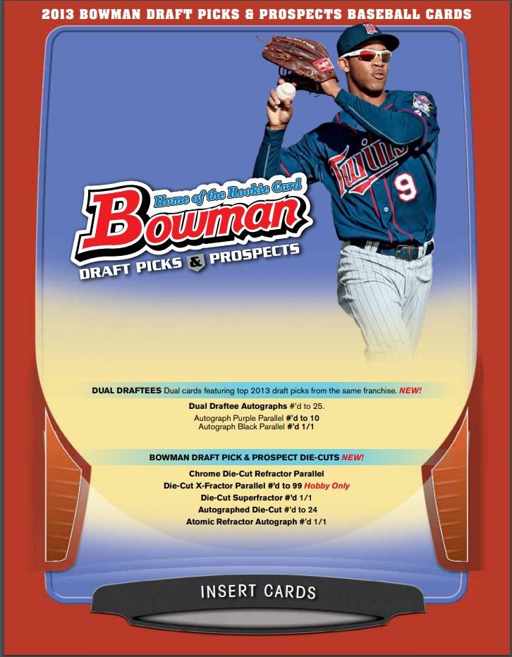 2013 Bowman Draft Picks & Prospects Baseball Hobby 12 Box (Case)