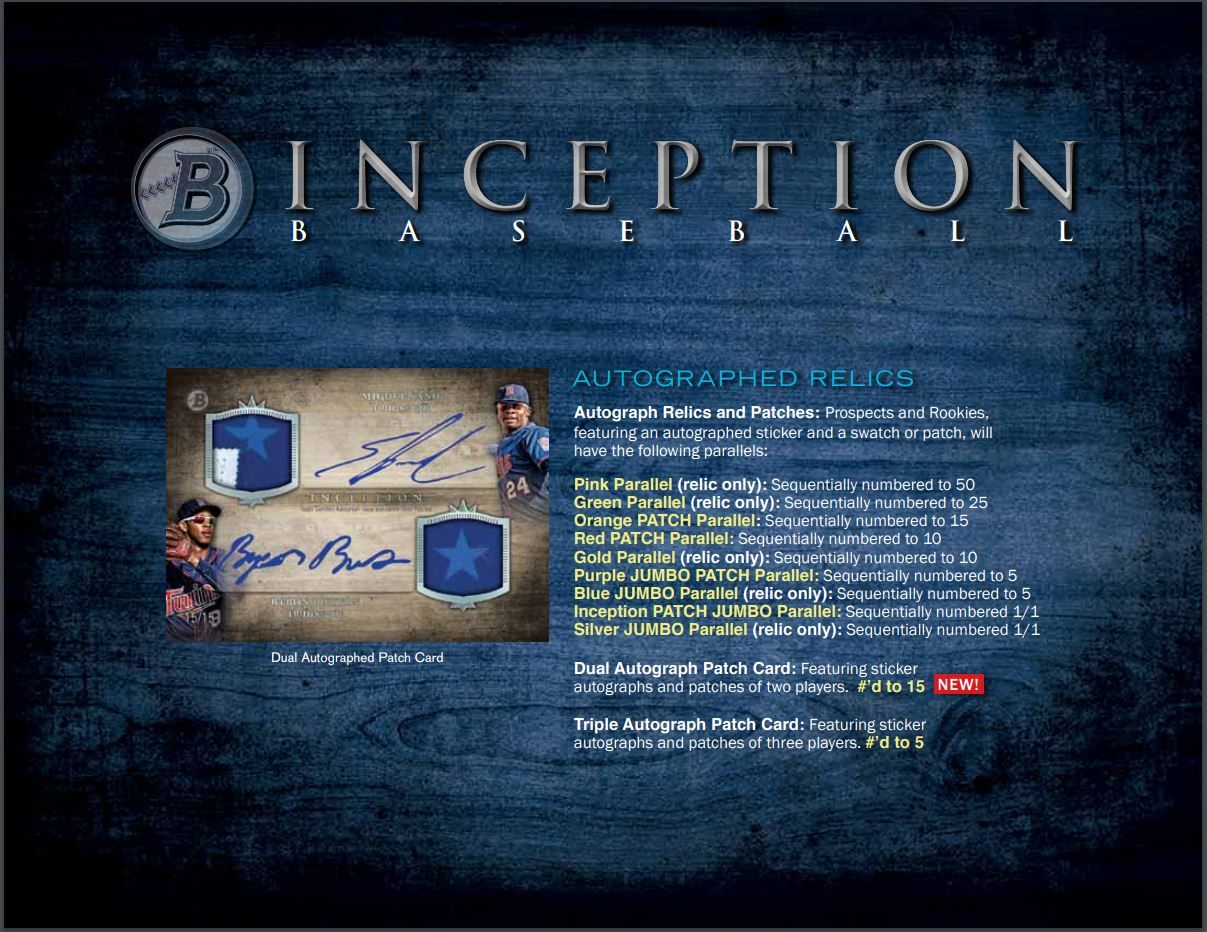 2014 Bowman Inception Baseball Hobby (Box)