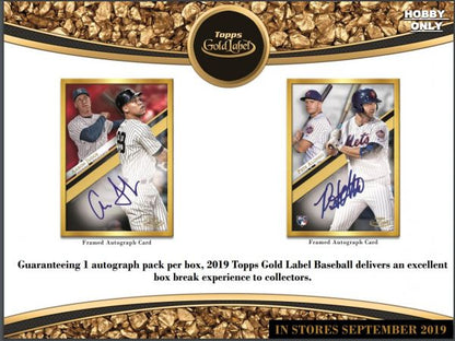 2019 Topps Gold Label Baseball Hobby 16 Box (Case)