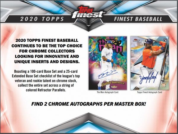 2020 Topps Finest Baseball Hobby (Box)