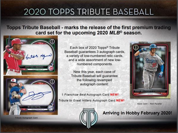 2020 Topps Tribute Baseball Hobby (Box)