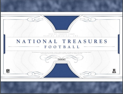 2016 Panini National Treasures Football Hobby 4 Box (Case)