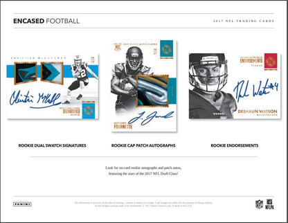 2017 Panini Encased Football Hobby 8 Box (Case)