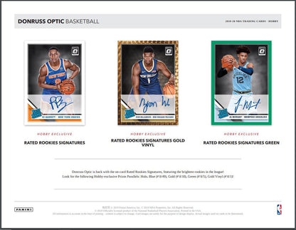 2019-20 Panini Donruss Optic Basketball Hobby (Box)