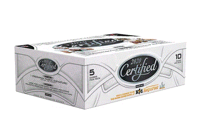 2020 Panini Certified Football Hobby 12 Box Inner (Case)