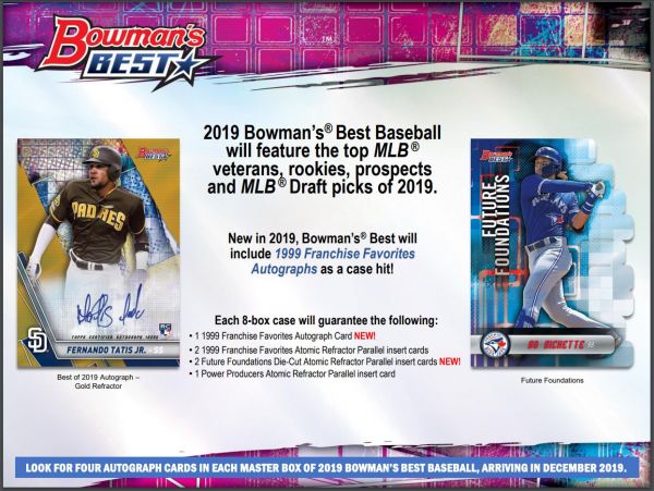 2019 Bowman's Best Baseball Hobby (Box)