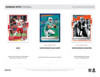 2020 Panini Donruss Optic Football Hanger (Box)