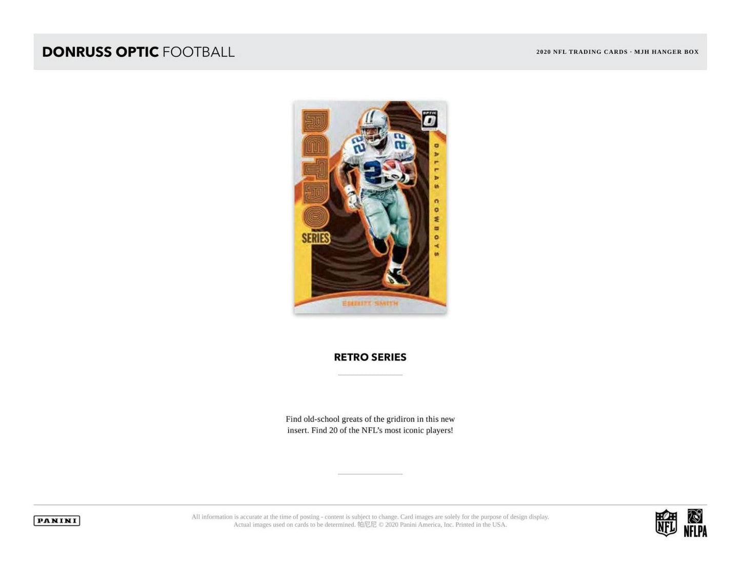 2020 Panini Donruss Optic Football Hanger (Box)