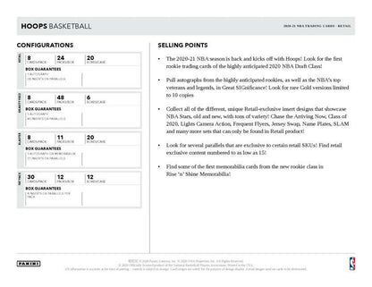 2020-21 Panini Hoops Basketball Blaster (Box)