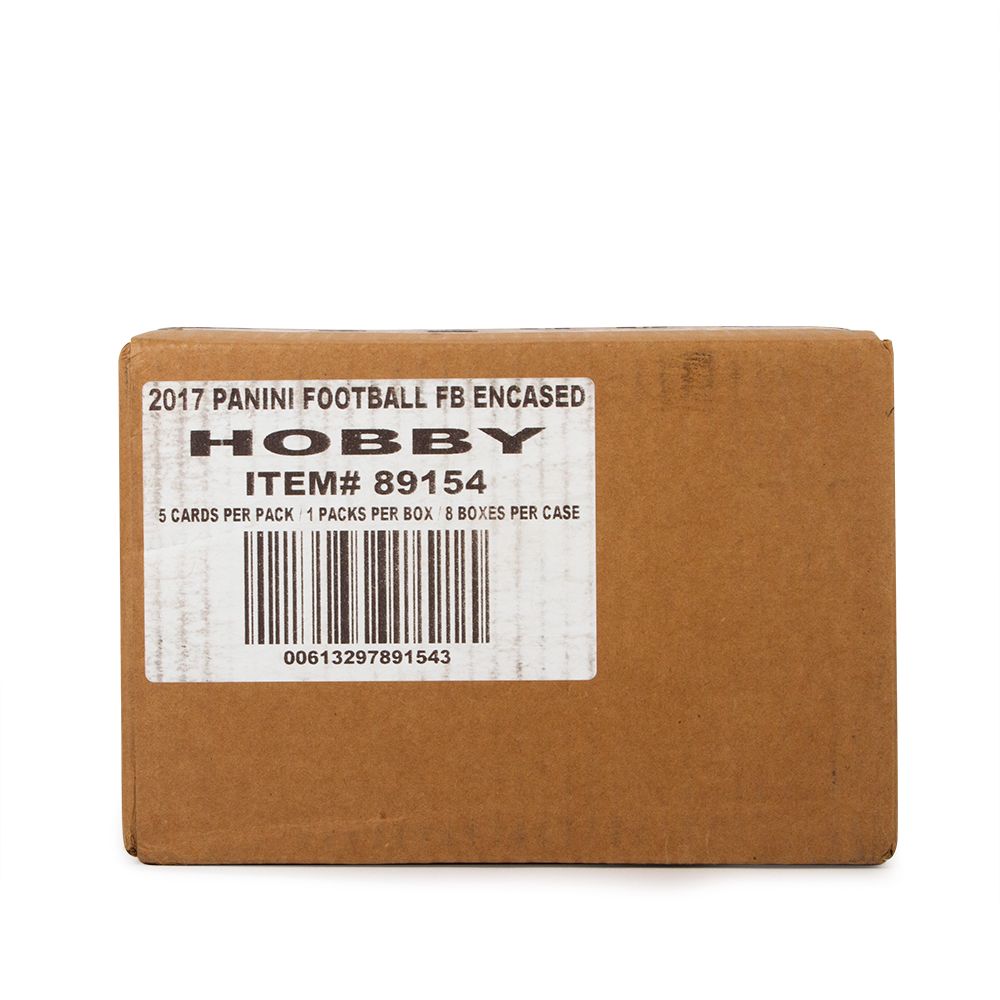 2017 Panini Encased Football Hobby 8 Box (Case)