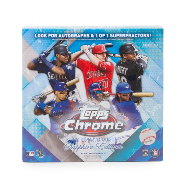 2020 Topps Chrome Update Baseball Sapphire Edition 10 Box (Case)