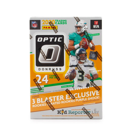 2020 Panini Donruss Optic Football Blaster (Purple Shock)(Box)