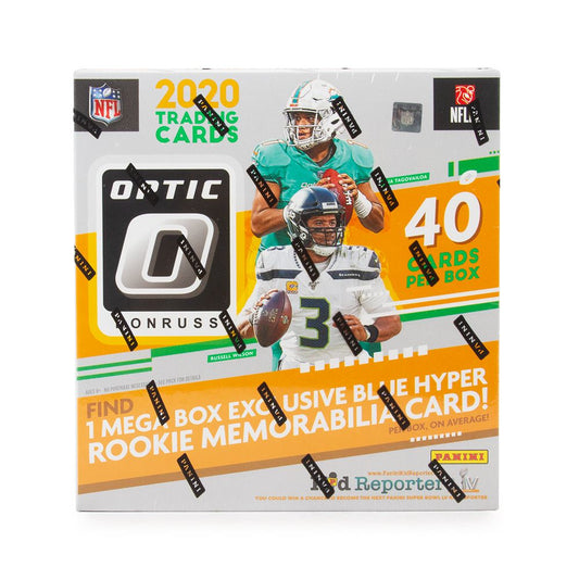 2020 Panini Donruss Optic Football Mega (Blue Hyper)(Walmart)(Box)