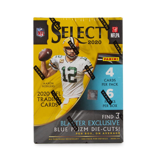 2020 Panini Select Football Blaster (Blue Prizms)(Box)