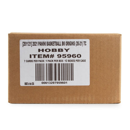 2020-21 Panini Origins Basketball Hobby 12 Box (Case)