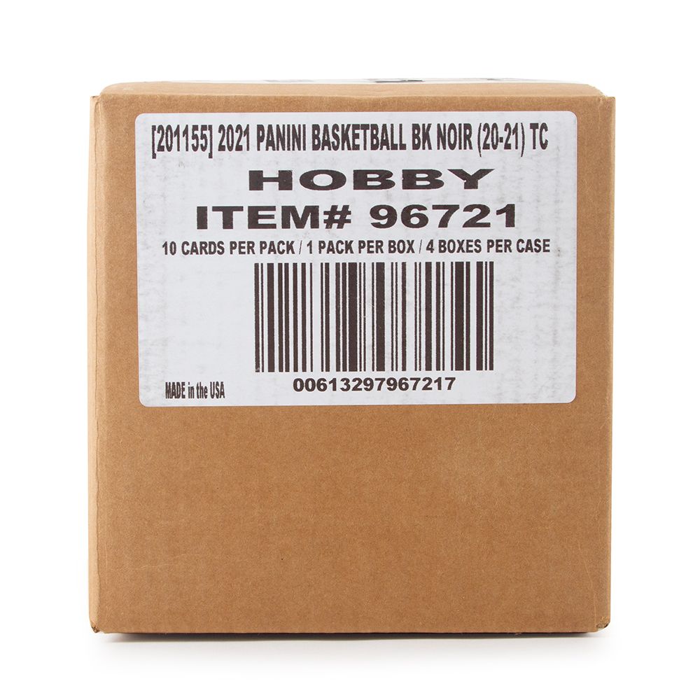 2020-21 Panini Noir Basketball Hobby 4 Box (Case)