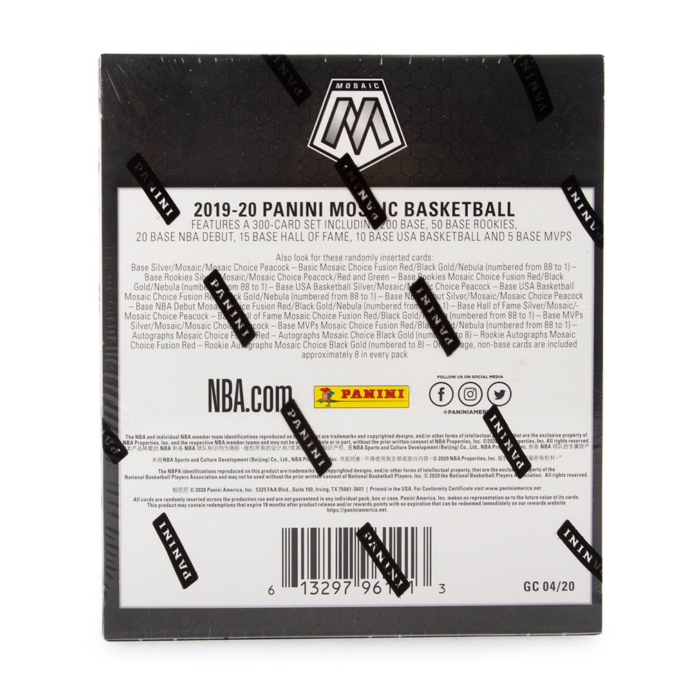 2019-20 Panini Mosaic Basketball Choice Hobby (Box)