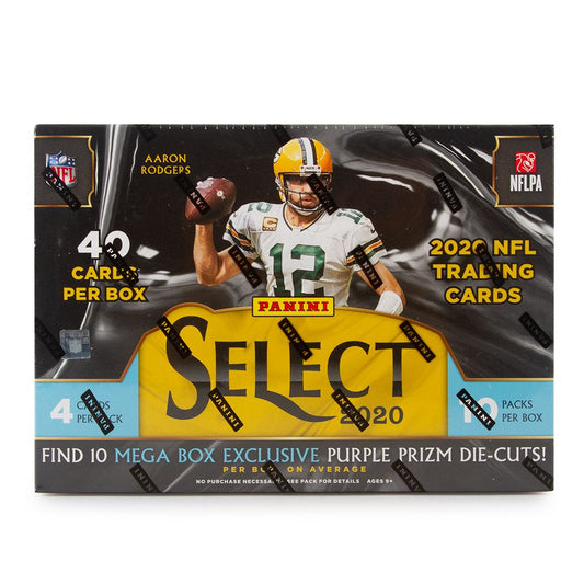 2020 Panini Select Football Mega (Purple Prizm Die-Cuts)(Box)