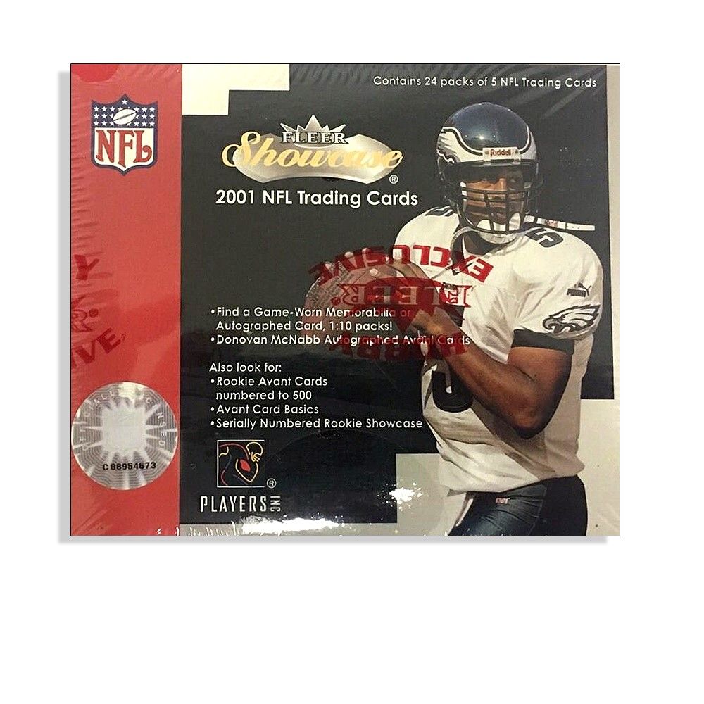 2001 Fleer Showcase Football Hobby (Box)