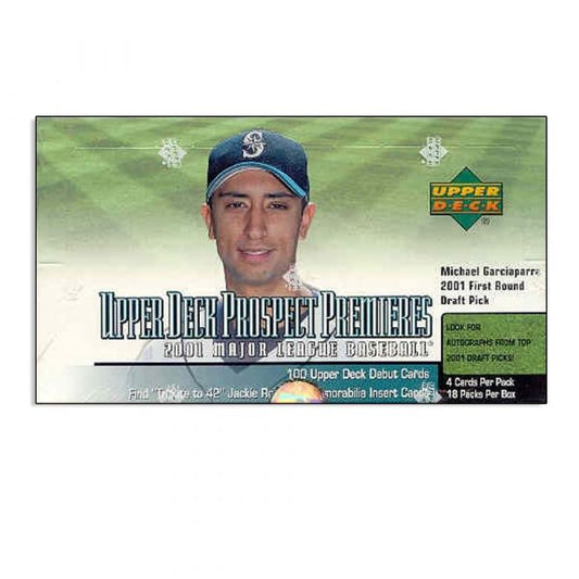 2001 Upper Deck Prospect Premieres Baseball (Box)