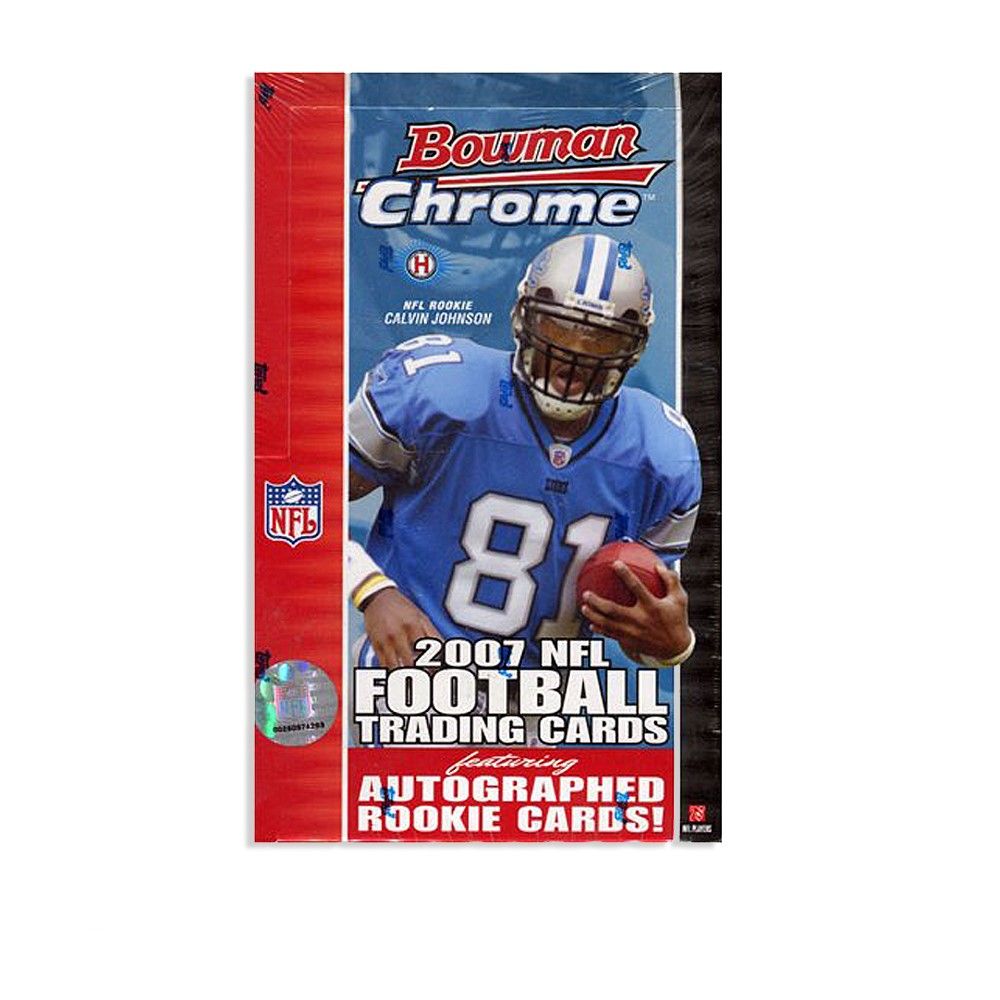 2007 Bowman Chrome Football Hobby 10 Box (Case)