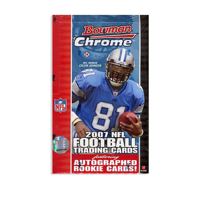 2007 Bowman Chrome Football Hobby 10 Box (Case)