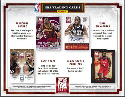 2013-14 Panini Elite Basketball Hobby 12 Box (Case)