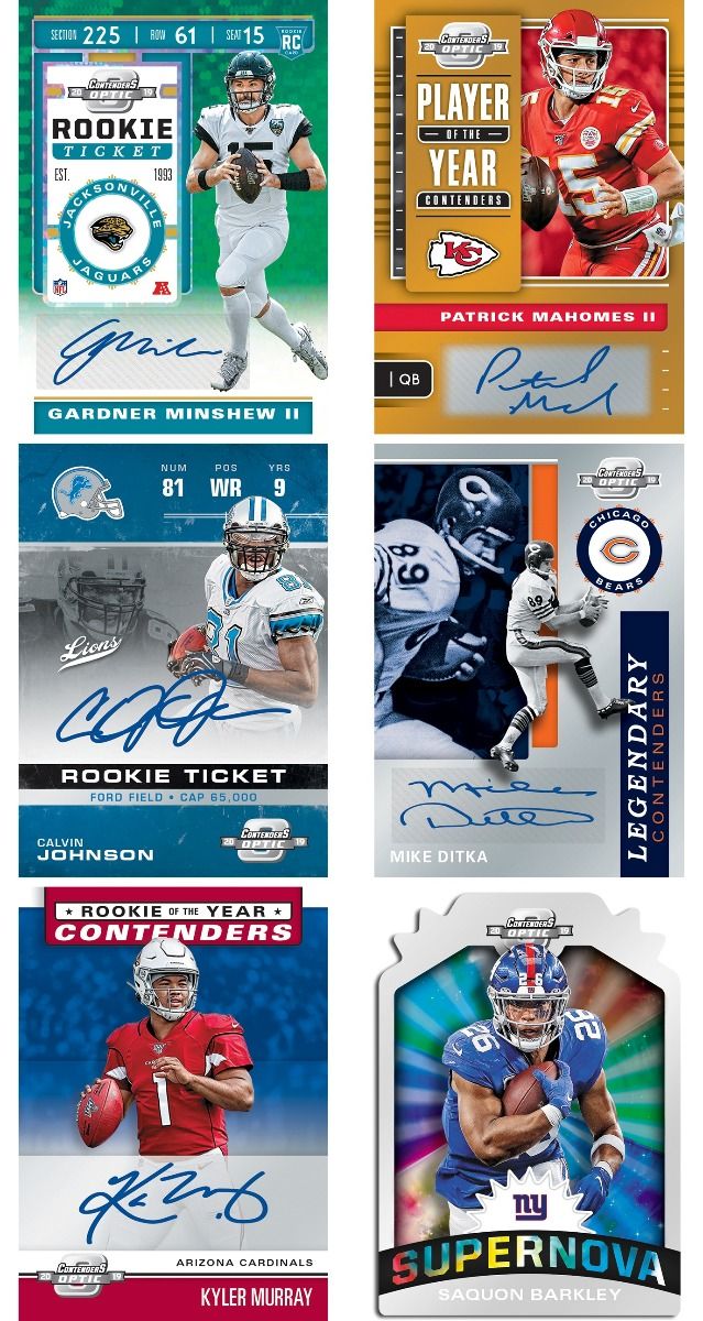 2019 Panini Contenders Optic Football Hobby (Box)