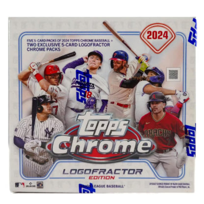 2024 TOPPS CHROME LOGOFRACTOR BASEBALL 20 BOX (CASE)